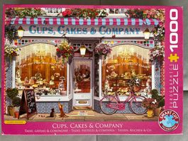Eurographics Puzzle Cups Cakes Company 1000 Teile
