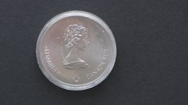 Canada 5 Dollars Silbermünze Montreal 1974 in Münzkapsel