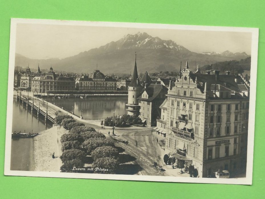 Cartoline postali: Luzern  mit Pilatus – Usato da Zürich venduto da t24_de