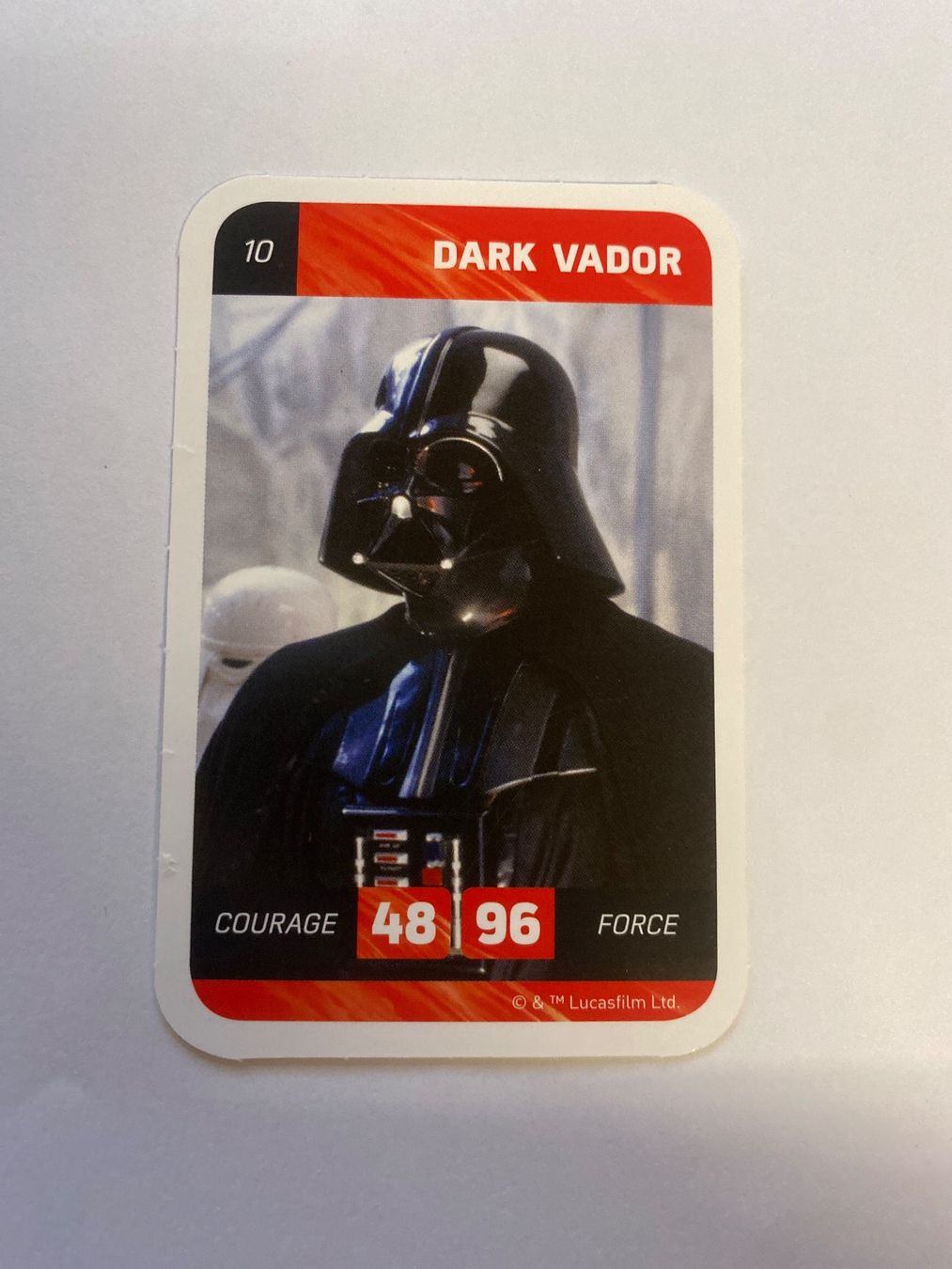 Star Wars Carte collezionabili: Carte Star Wars - Dark Vador - TOP – Usato da Le Brassus venduto da cinema13