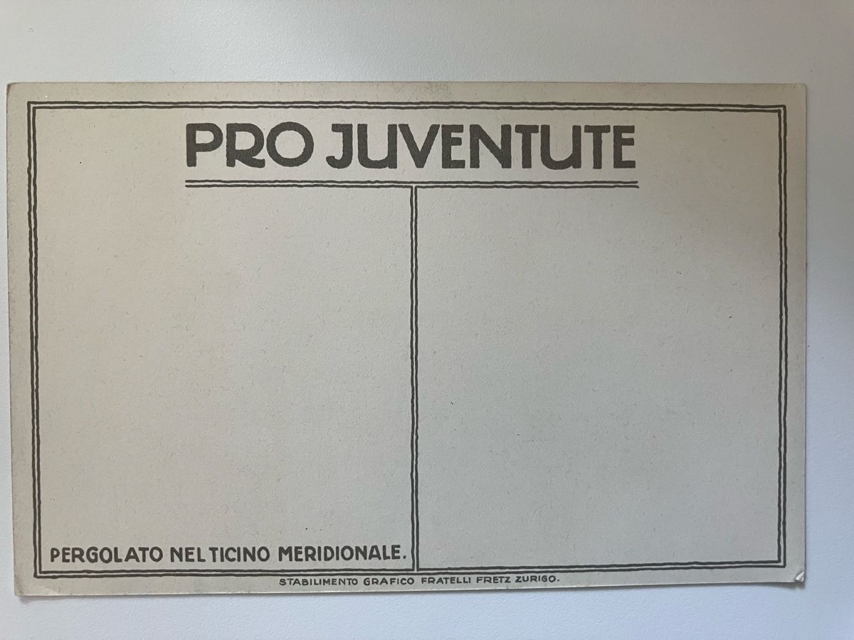 Ansichtskarten: Pro Juventute Ticino AK 1915 – Gebraucht aus Zürich von Classic_Collection_Zurich 1