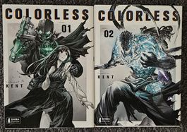 Manga Colorless Tomes 1 & 2  Kent Shiba