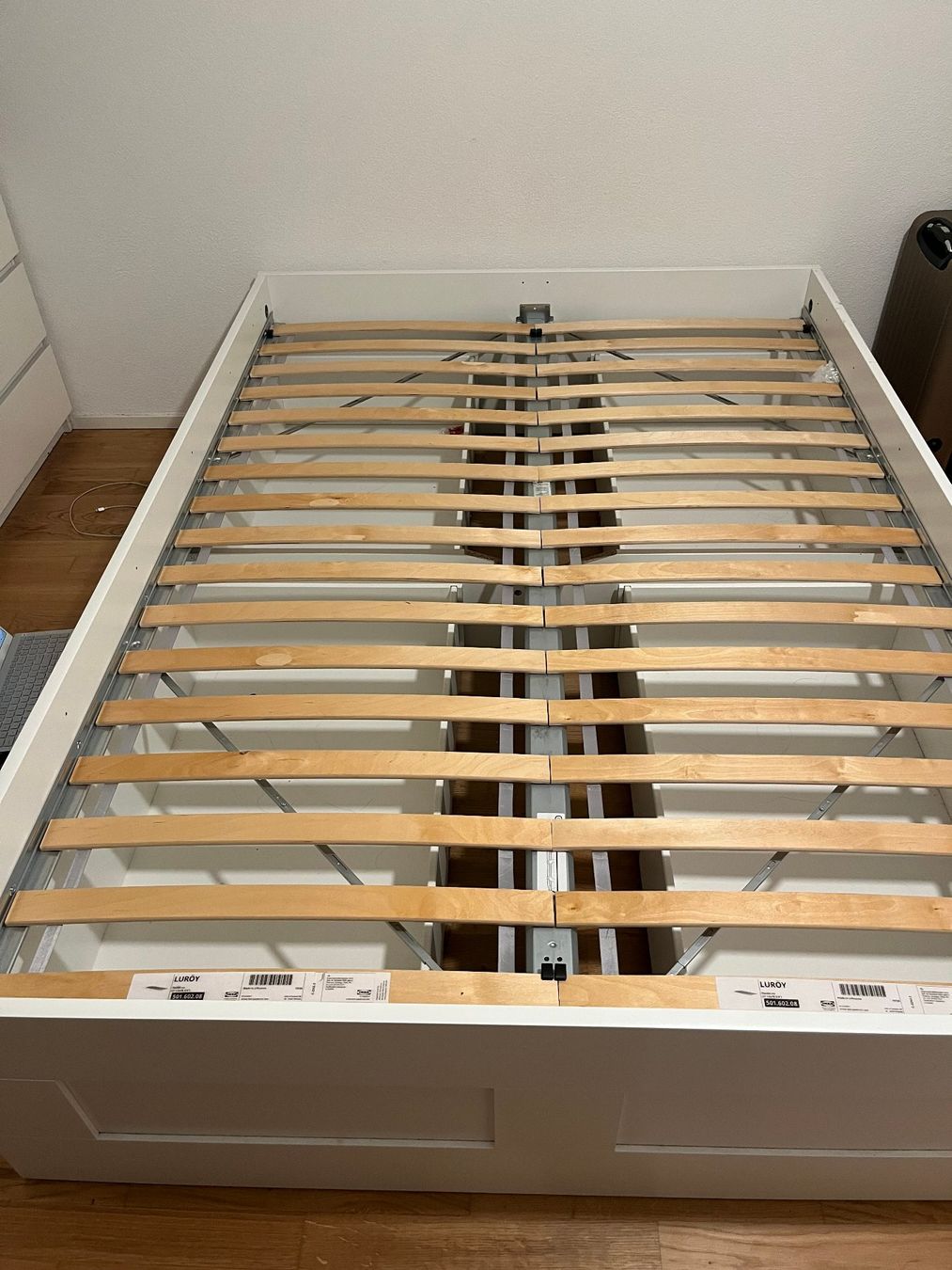 Ikea Betten: Bed Frame with 4 Storage Drawers + Mattress – Gebraucht aus Dübendorf von jul_mk8t 2