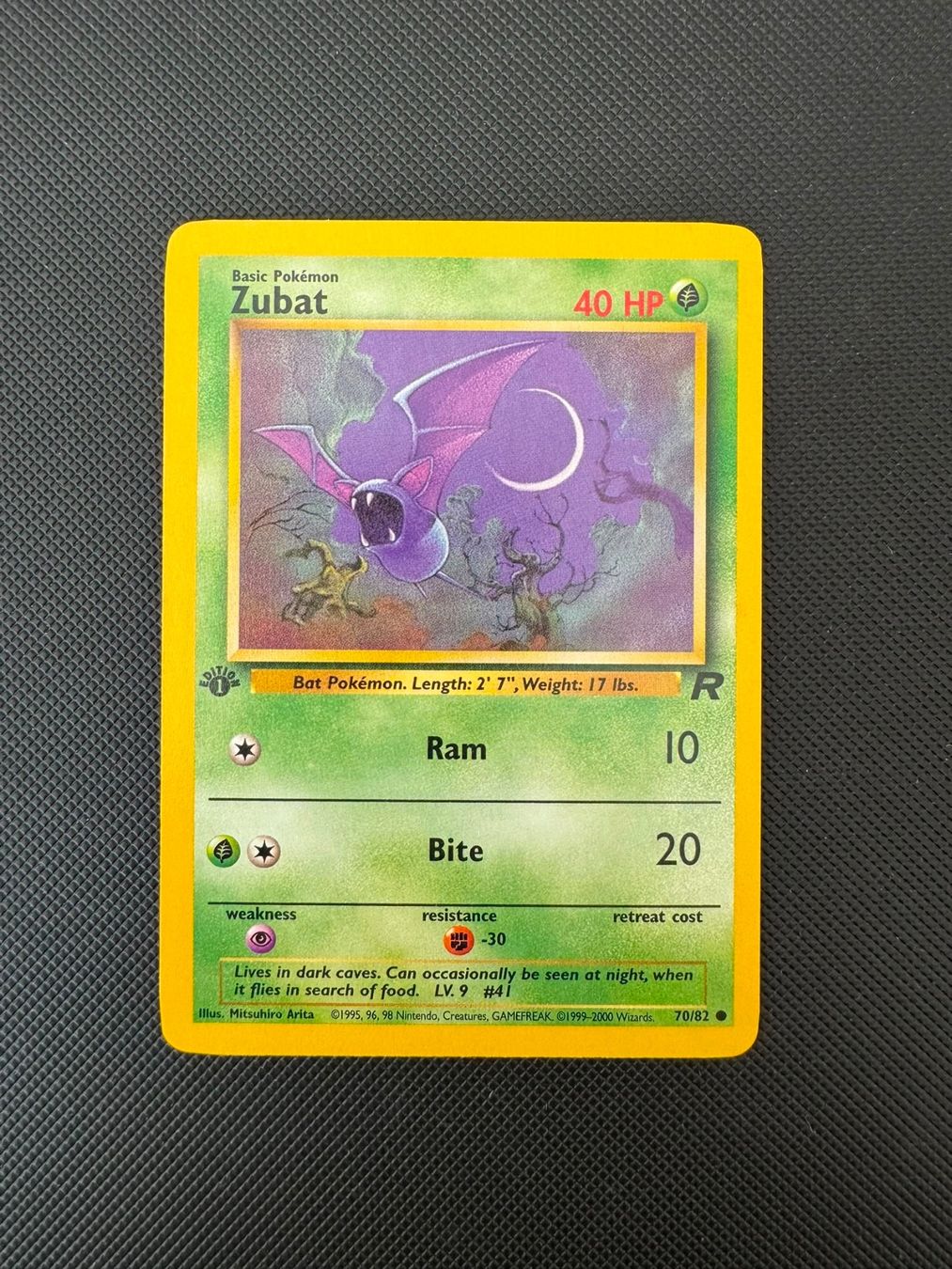 Pokémon Sammelbilder & Trading cards: Pokémon Zubat 1. Edition 70/82 – Gebraucht aus Seuzach von provenzano18