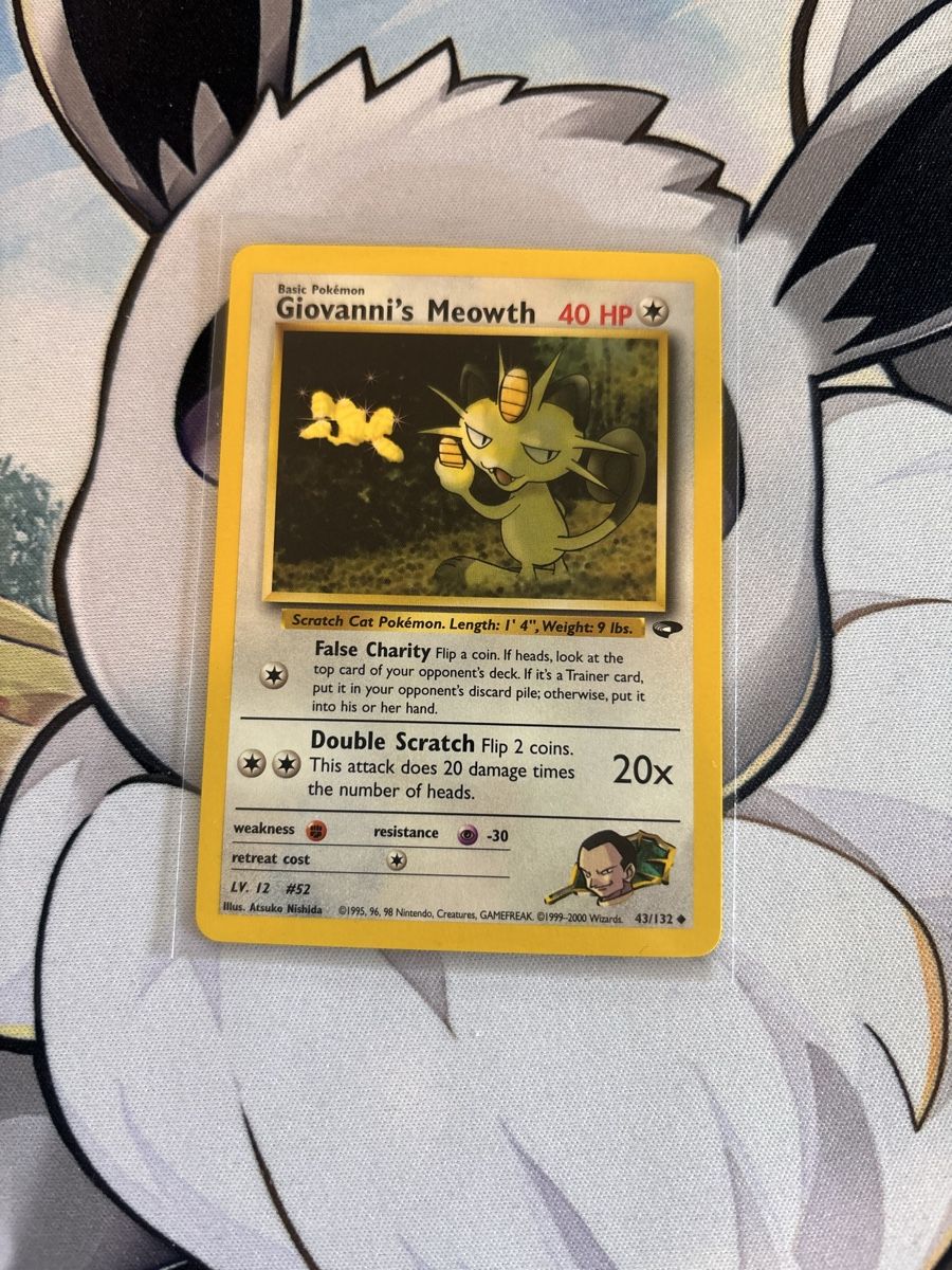 Pokémon Sammelbilder & Trading cards: Giovanni's Meowth (GC 43) – Gebraucht aus Regensdorf von sam_qrg5