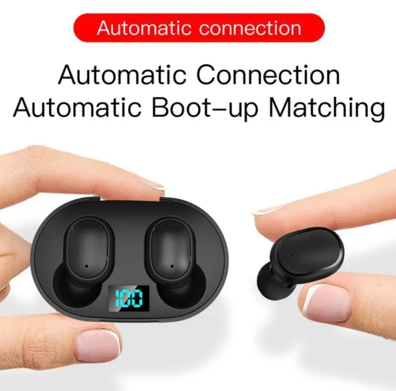 Kopfhörer: E6S TWS Bluetooth 5.0 Kopfhörer In-Ear mit LED-Display – Neu und originalverpackt aus St-Cergue von vpr_7v8g 4