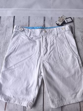 Elegante Herrenshorts, weiß, Größe S, neu 