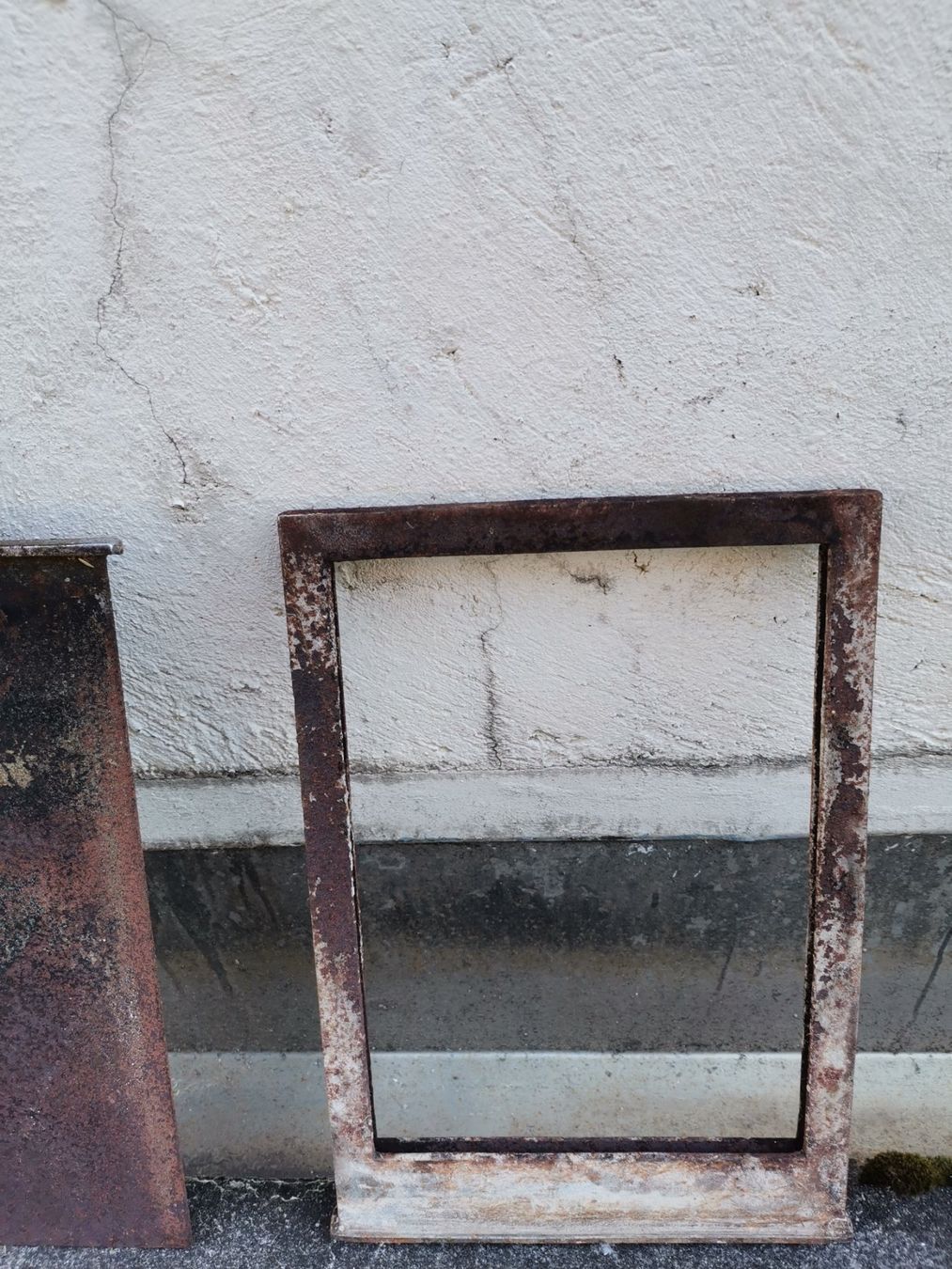 Sonstiges antikes Mobiliar: Alter Ofenluftschieber, Schieber, Metallschieber, Ofen, Herd – Gebraucht aus Wiedlisbach von materialkreislauf 2