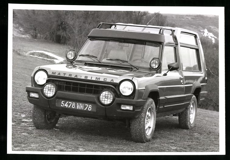 Fotografie & Manifesti: Fotografie Auto Simca Matra, Geländewag – Usato da Berlin venduto da bartko-reher