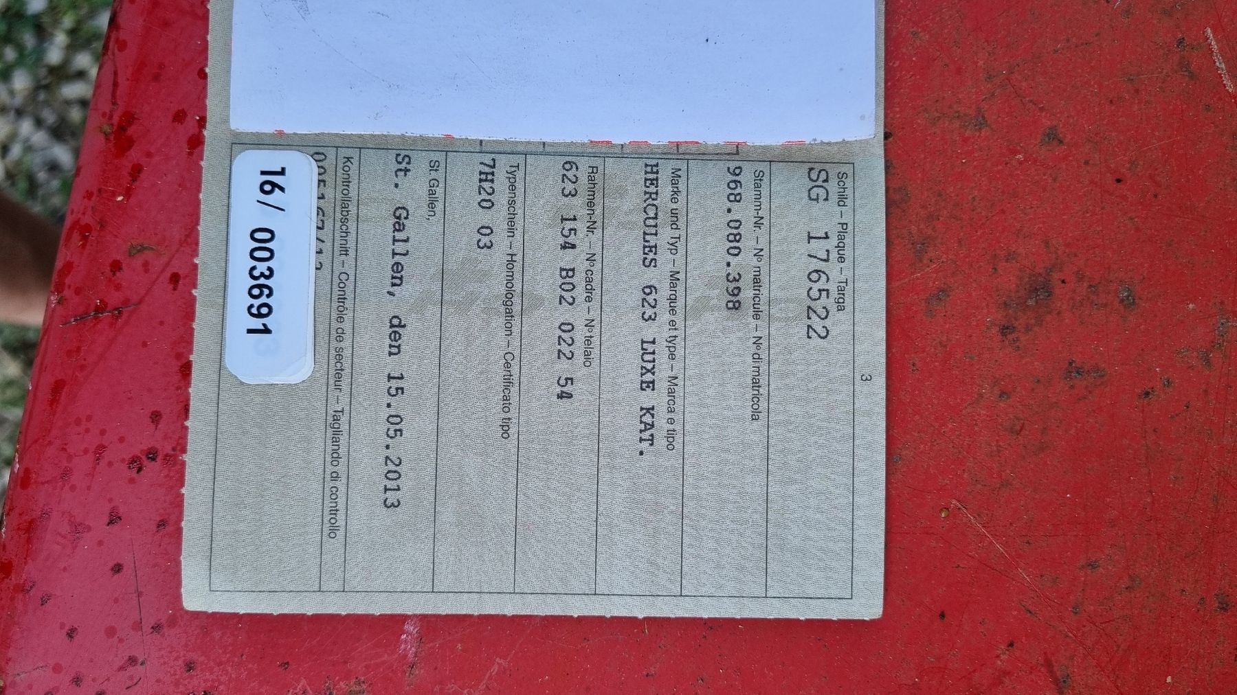 Hercules Ciclomotori: sachs hercules 623  – Difettoso da Moutier venduto da chouki73 2
