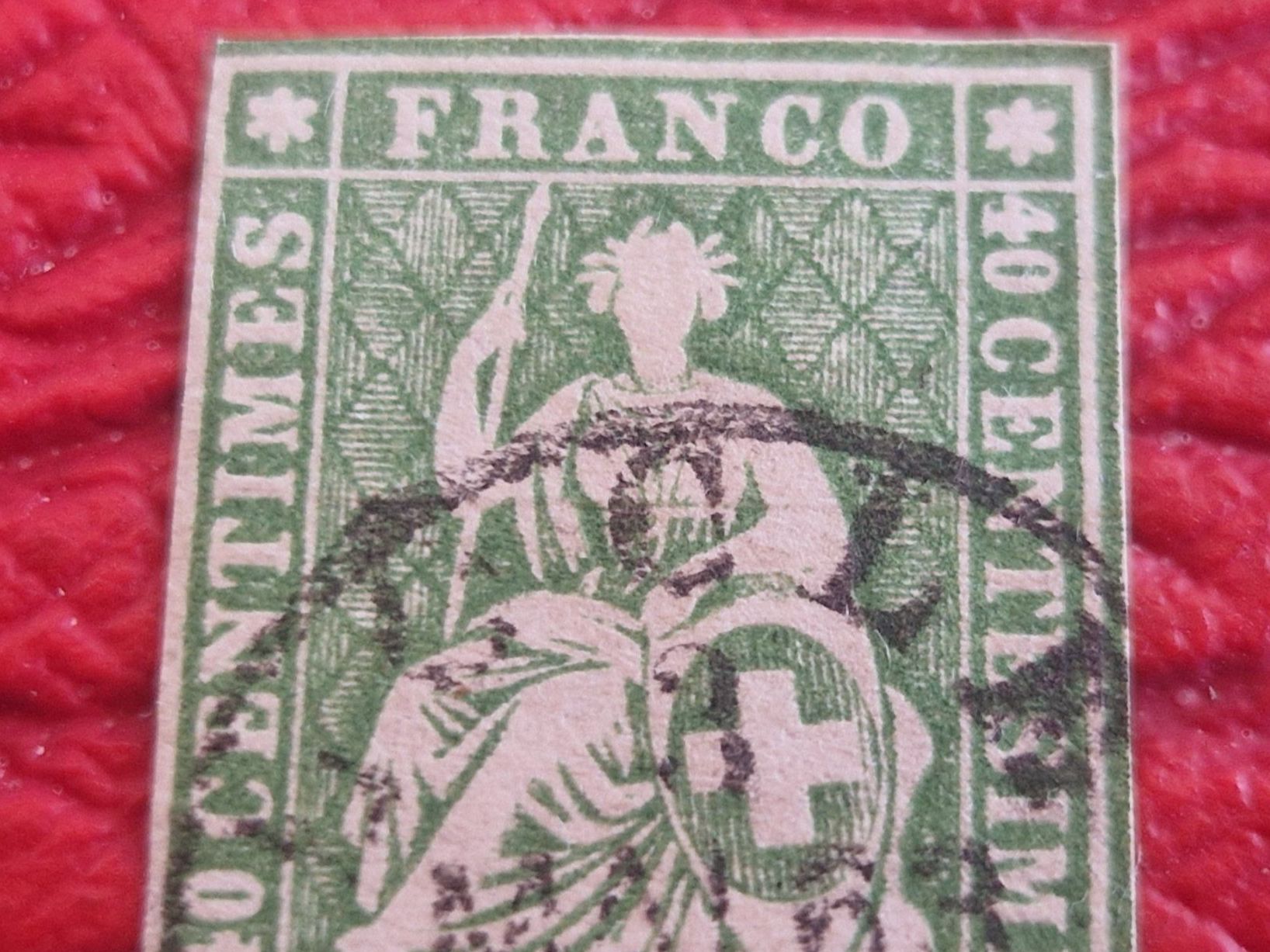 Tutti i francobolli: Strubel 26G, signiert, ab 1.- – Usato da Burgdorf venduto da Glossy01 1
