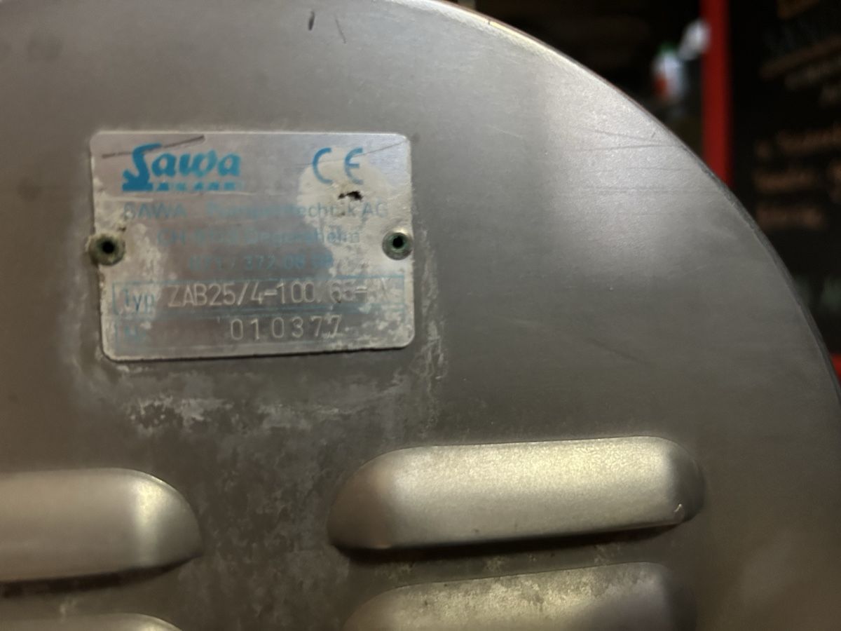 Pompe & Parti di ricambio: Pumpe Sawa ZAB25/4-100/65mv – Usato da kehrsatz venduto da joco02 3