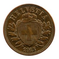Schweiz / Suisse - 2 Rappen - 1915