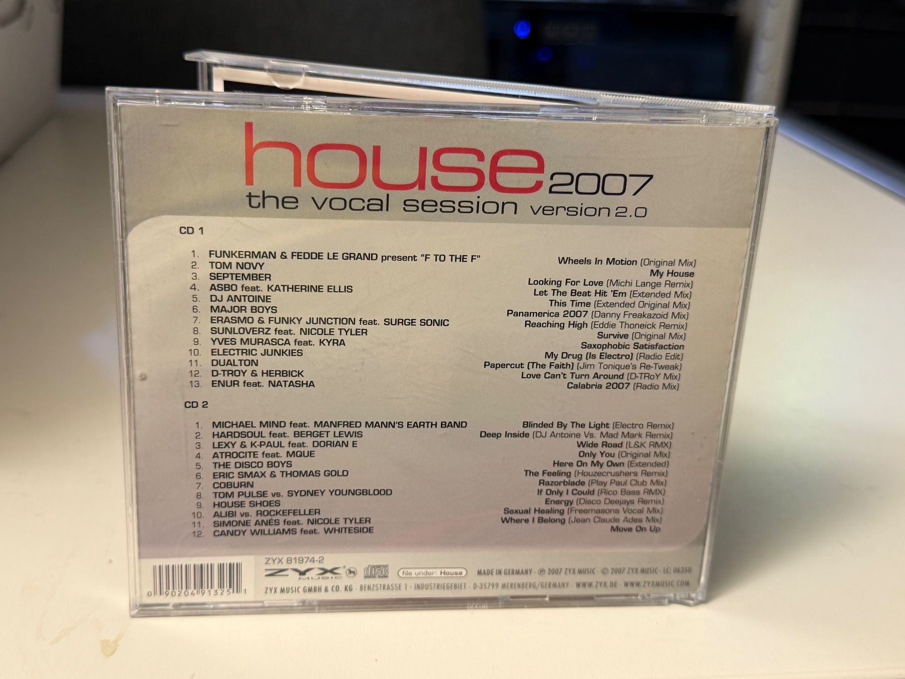 CD: House 2007 - The Vocal Session Version 2.0 - SRA04B – Nuovo (secondo la descrizione) da Küsnacht ZH venduto da JazzRecords 1
