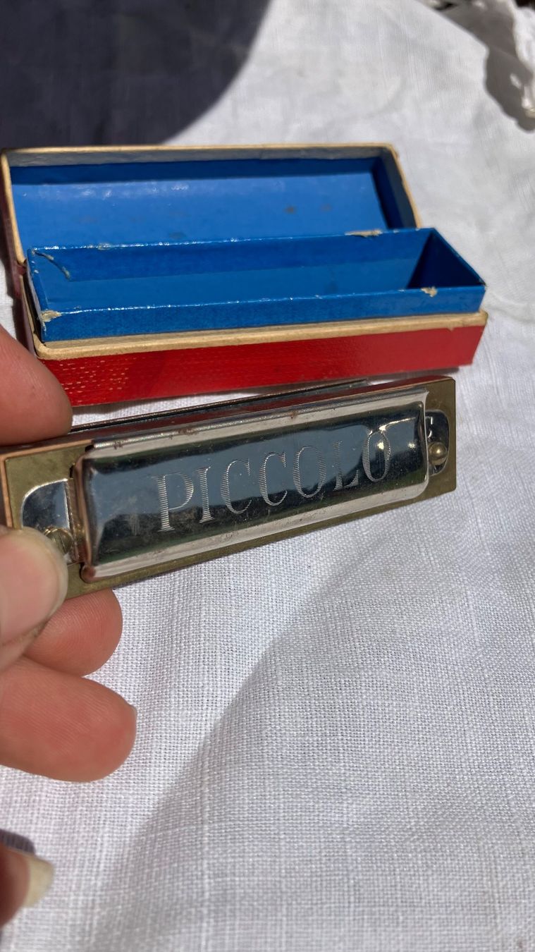 Hohner Strumenti musicali: Harmonica Piccolo Mundharmonika antik ancien – Usato da St-Cierges venduto da LeRegain 5