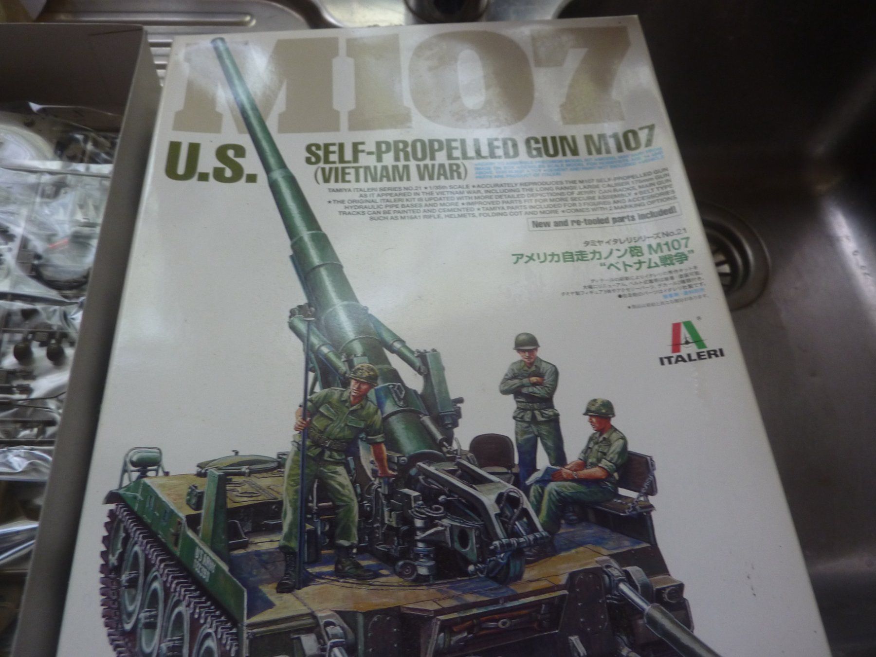 Tamiya Kit di modellismo & Modellini statici: M107/NAM – Nuovo e nell'imballaggio originale da Balsthal venduto da bouteliee 1