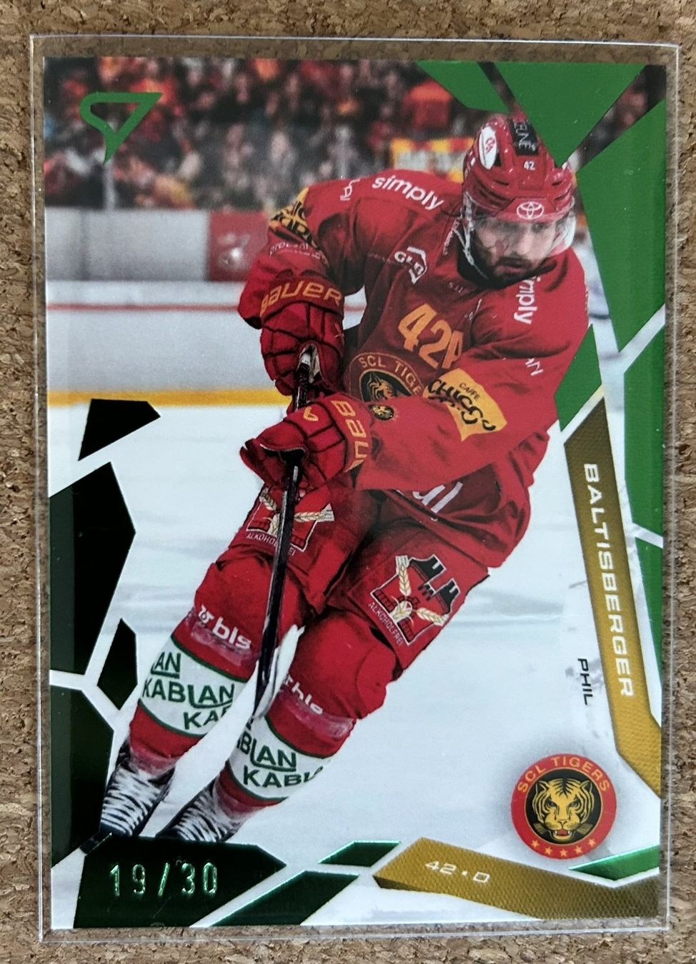 Sportzoo Sammelbilder & Trading cards: SC Langnau Green Parallel Phil Baltisberger 19/30 – Neu (gemäss Beschreibung) aus Cham von 9inches