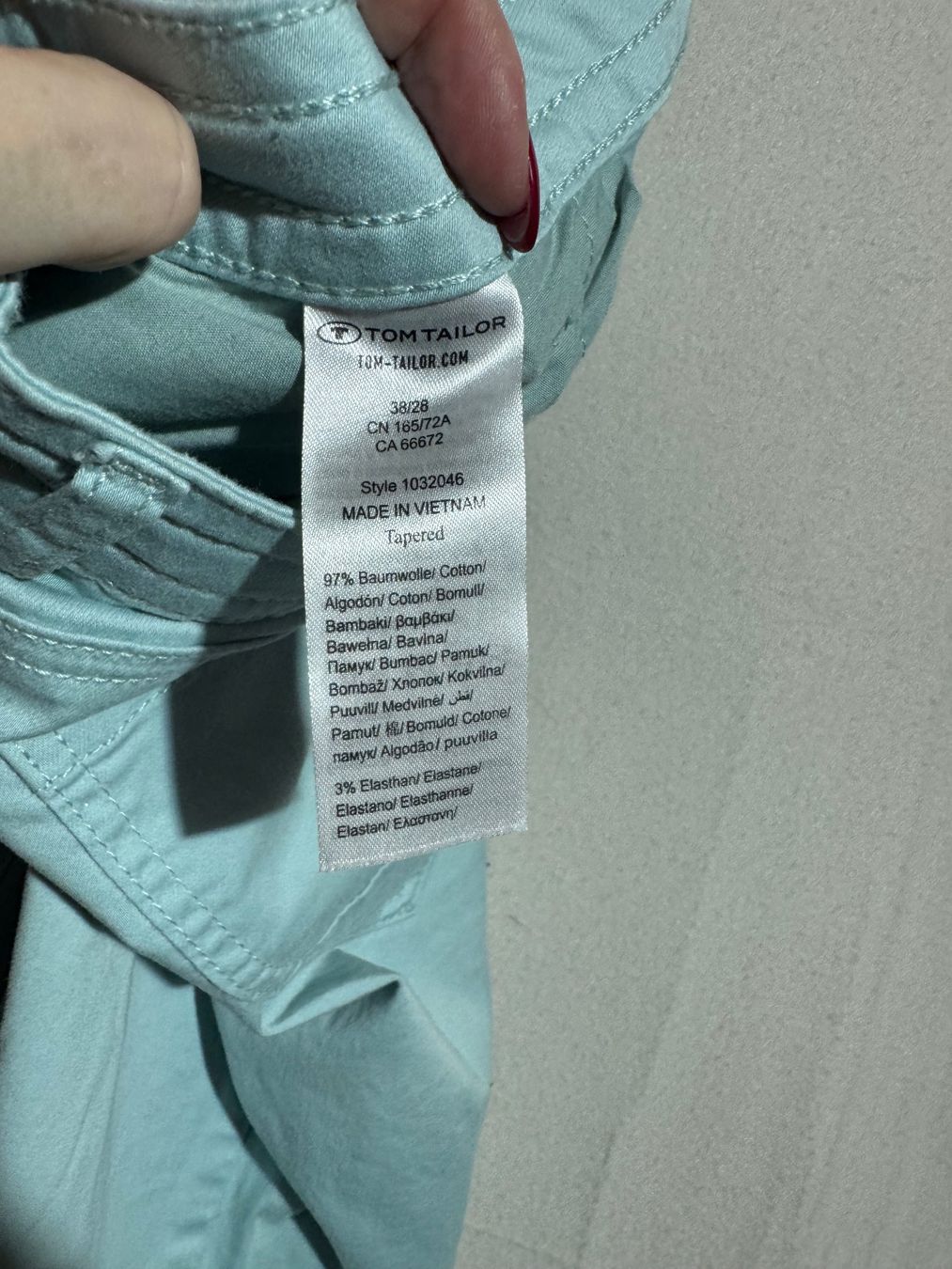 Tom Tailor Pantaloni: Blaue Stoff Hose von Tom Tailor Gr. 38 – Usato da Grosswangen venduto da SALE_SALE_SALE 6