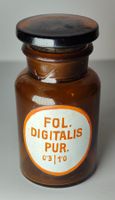 Apothekerflasche FOL DIGITALIS PUR Um 1920 9cm