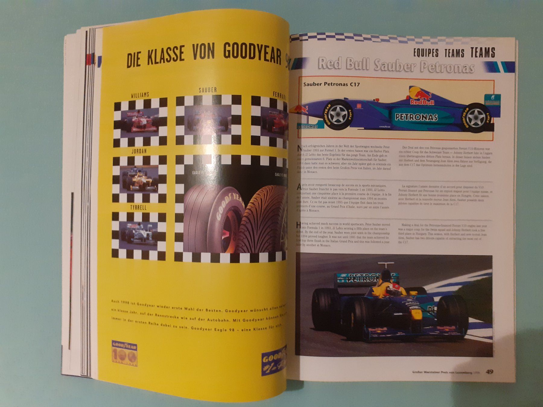 Riviste & Magazine: Programmheft Formel 1 GP Luxemburg "Nürburgring" 1998 – Usato da Aarburg venduto da Hktm 4