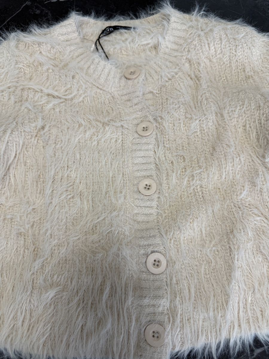Zara Maglioni & Felpe: ZARA Damen Strickjacke Cream Grösse S  – Nuovo (secondo la descrizione) da Winterthur venduto da fij_f65r 3