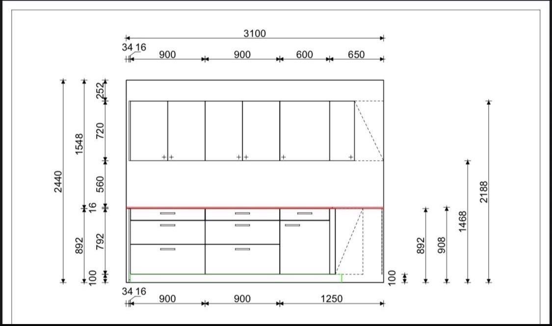 Cucine complete: Gebrauchte Küche OHNE Geräte – Usato da Riken AG venduto da Lazar_al 3