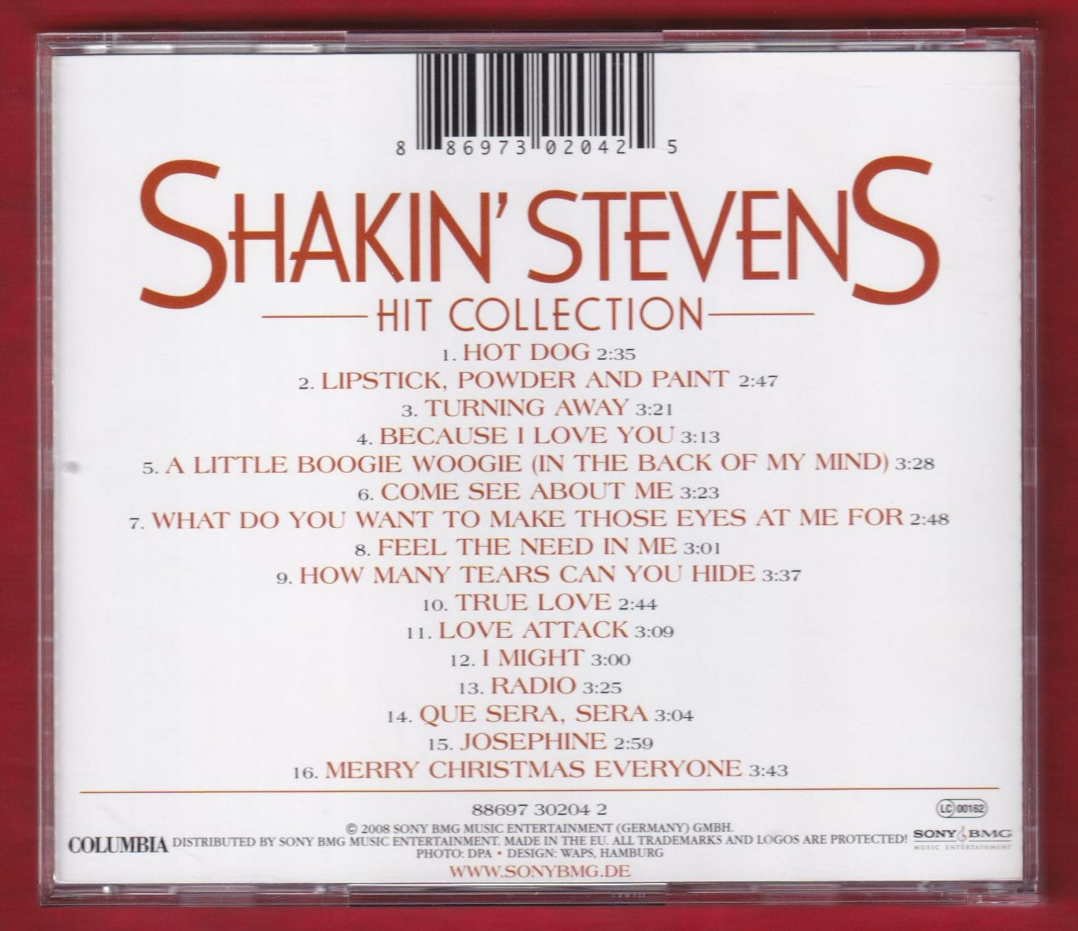 CDs: Shakin' Stevens - Hit Collection (CD) – Gebraucht aus Zürich von Pfluftl2000 1