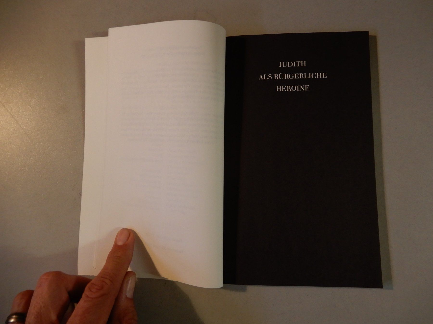 Libri: Schauspielhaus Zürich Programmheft Friedrich Hebbel- Judith – Usato da Erstfeld venduto da Mario_boe0 4