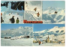 Obersaxen - 4 Bild AK