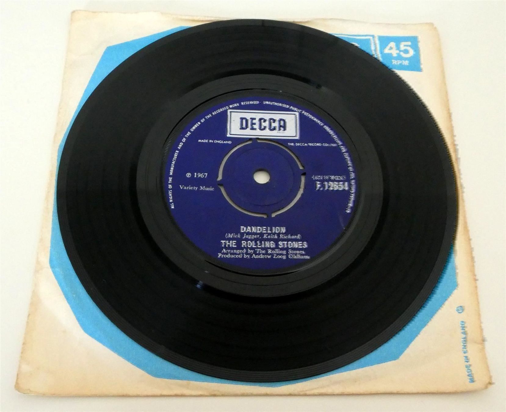 Schallplatten: Rolling Stones - We Love You Dandelion – Gebraucht aus Frauenfeld von Astra13 2