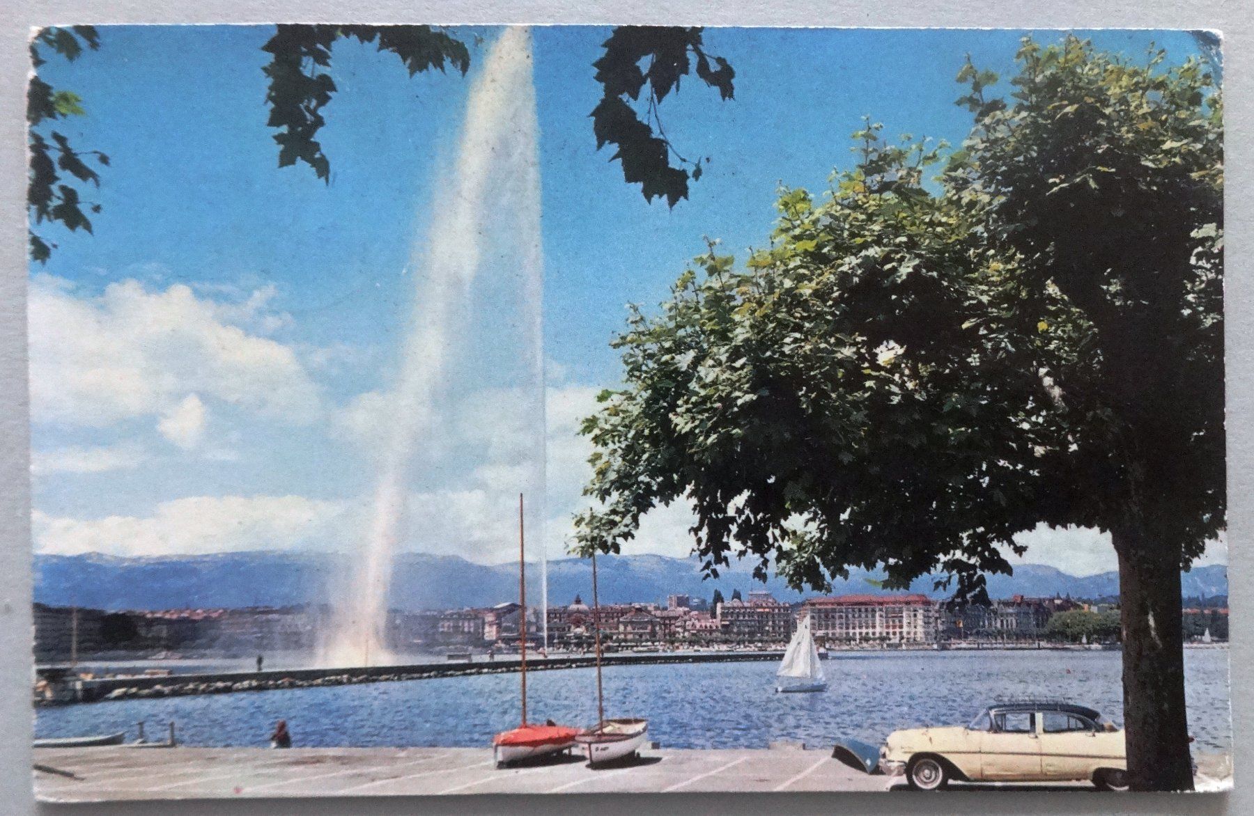 Cartoline postali: Genève - Le jet d' eau – Usato da Fétigny venduto da Billy2miny