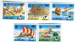 Briefmarken "Asterix". Guernsey