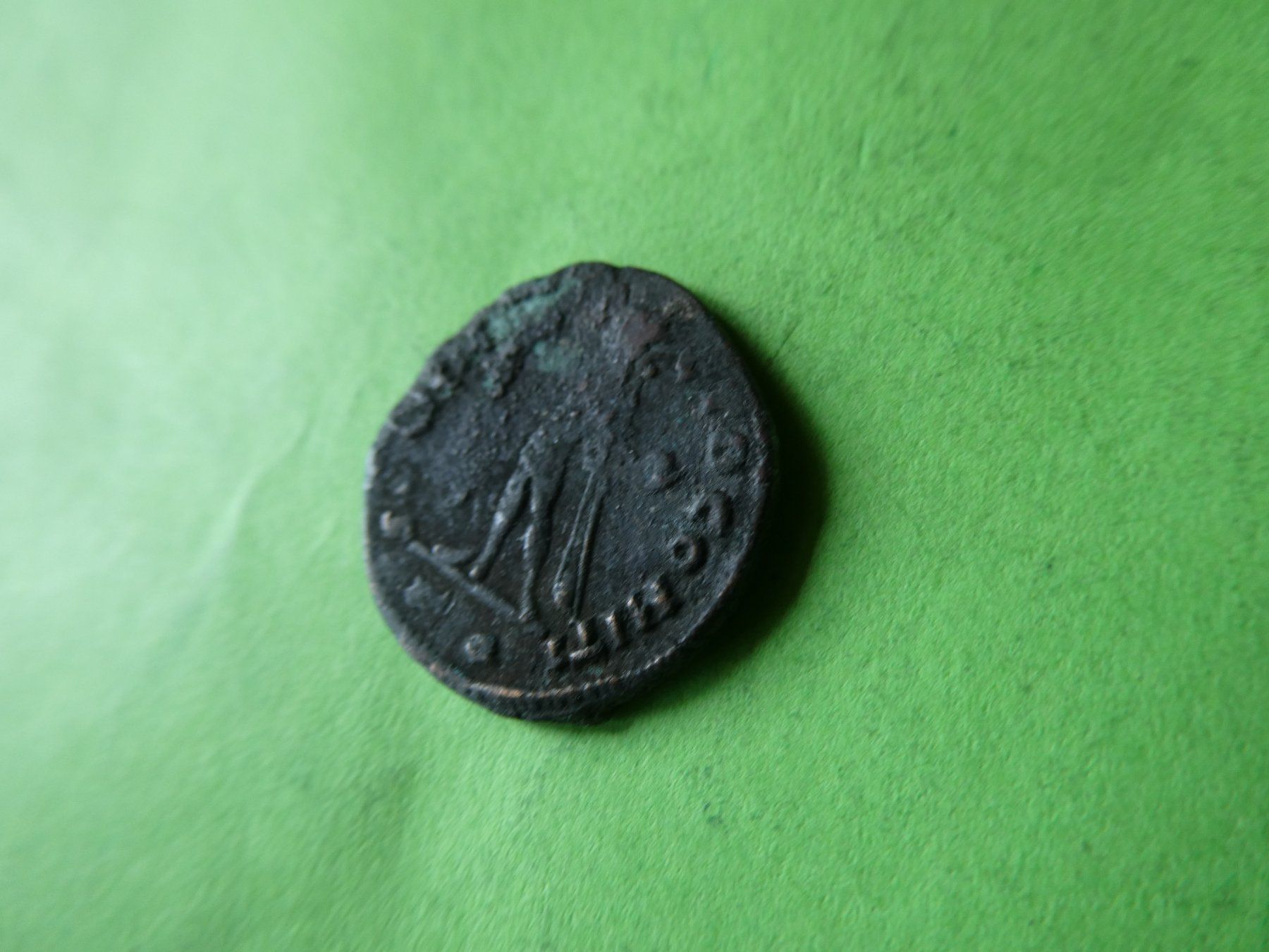Alle Münzen: uralte Bronzemünze 18 mm     2.82 g – Gebraucht aus Hinterforst von Rohusri 3