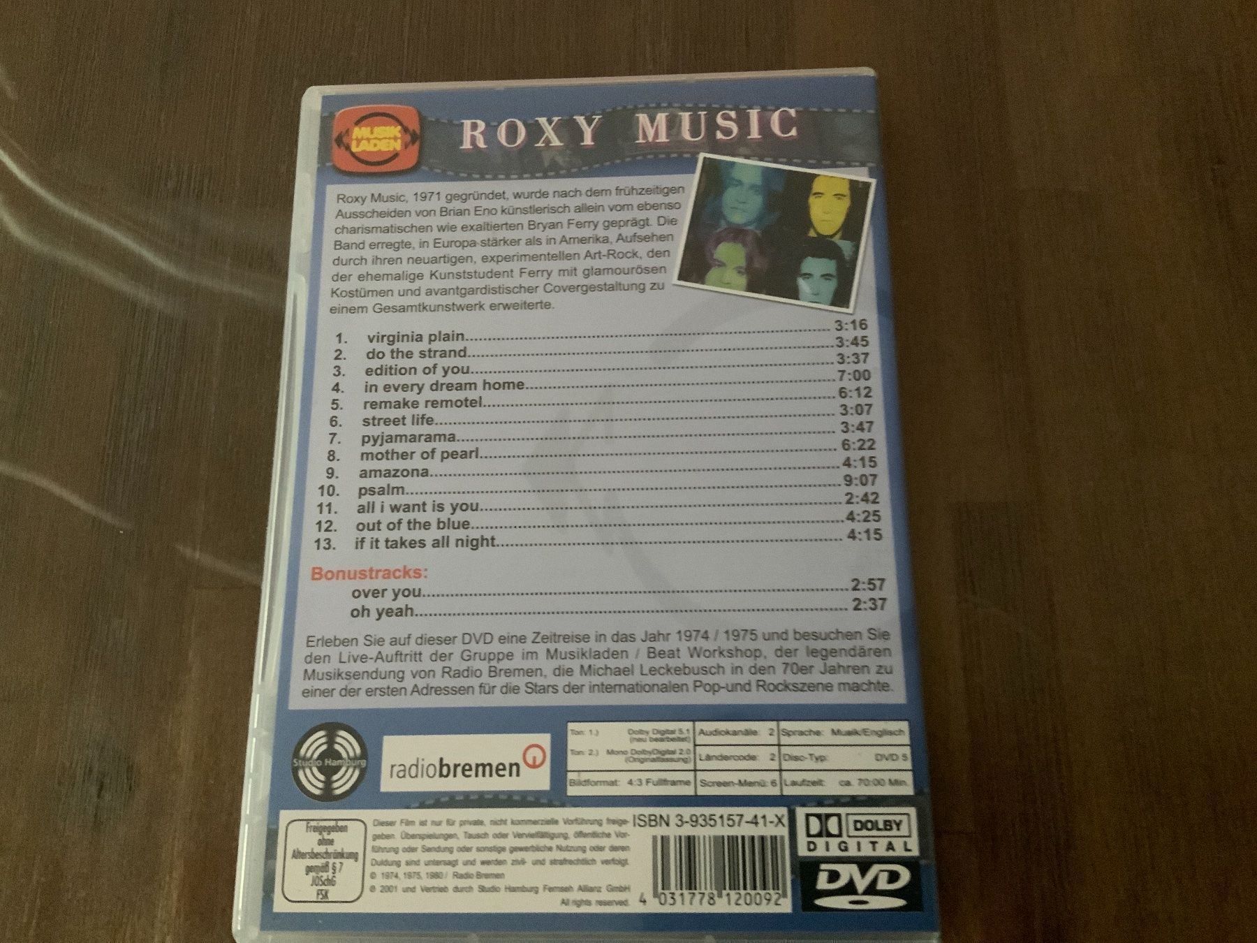 Tutti i DVDs: Musik Laden, DVD – Usato da Uster venduto da Macita56 1