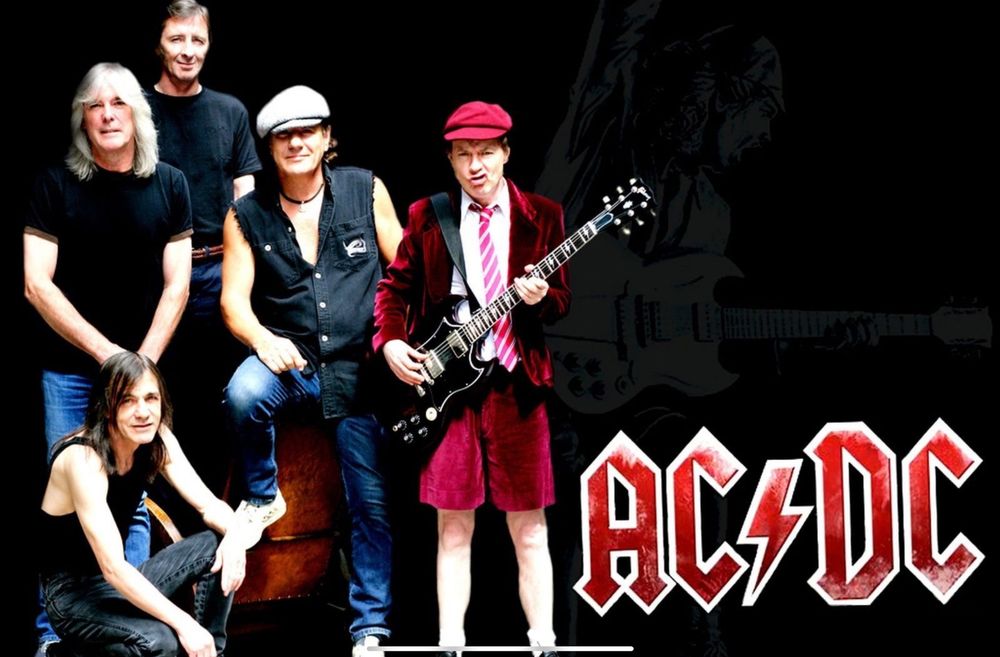 AC/DC Gitarre, signiert von der gesamten Band 🎸 (Neu und ...