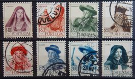 Portugal Kat. 706-713 gest. 1947 Kat. 24 Euro