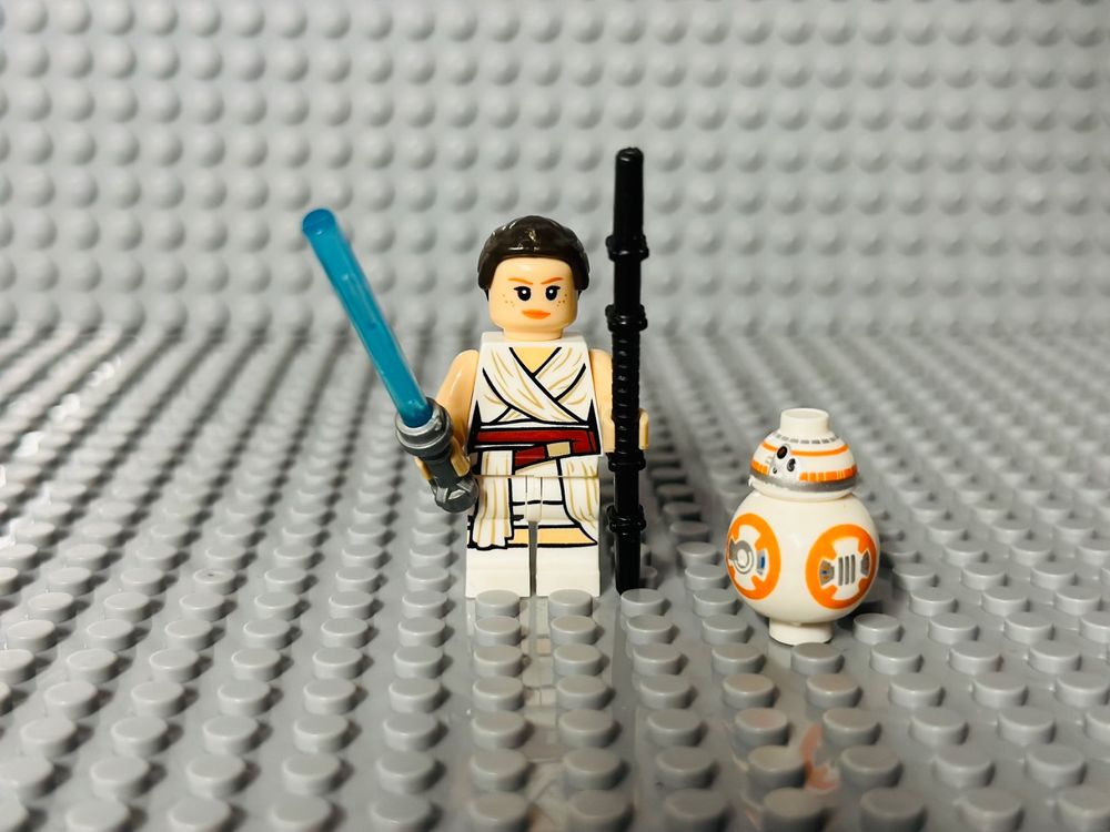 STAR WARS Minifigur - Rey & BB-8 (für LEGO) 2