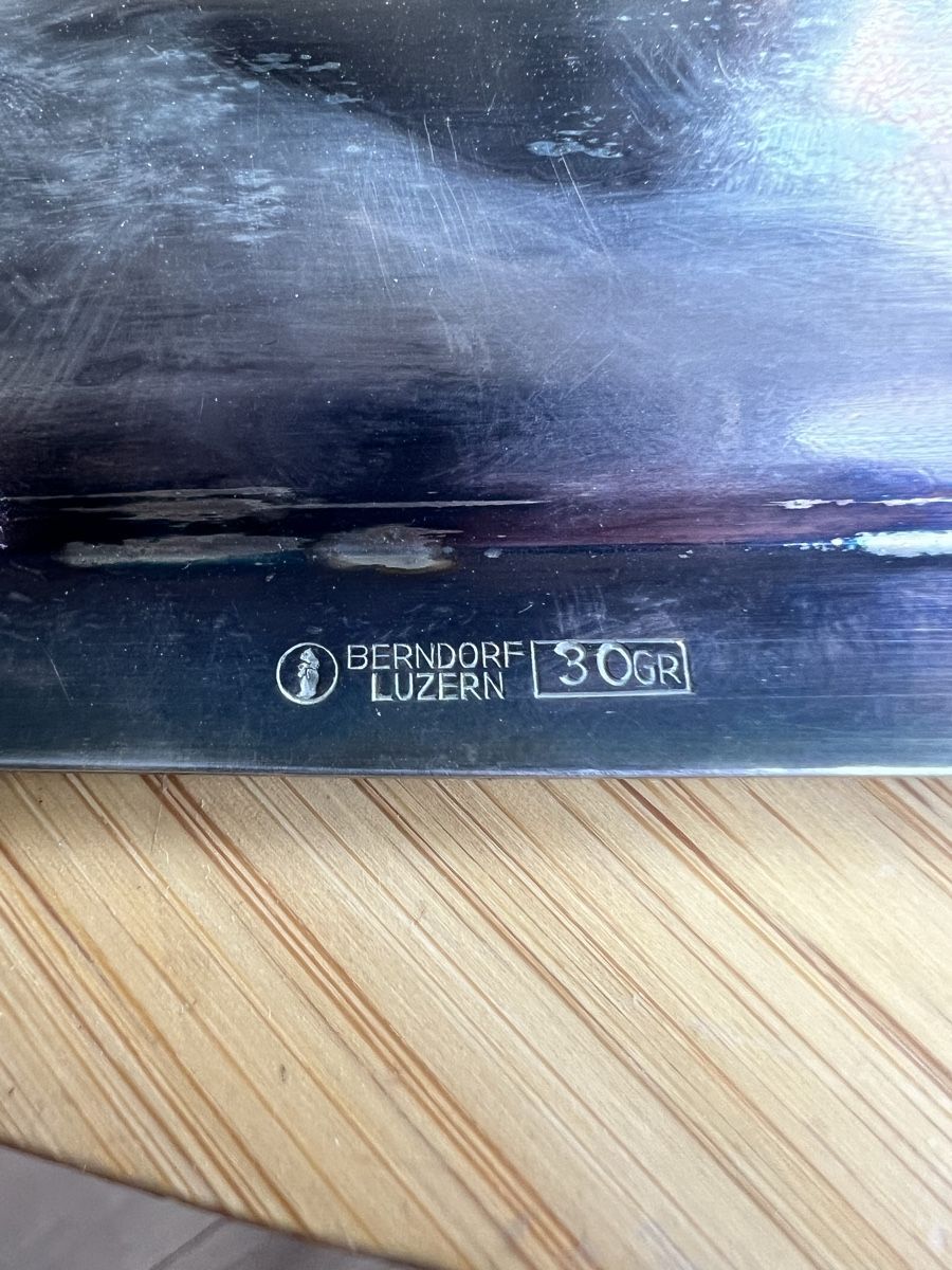 Berndorf Piatti di portata: Versilbertes Berndorf Serviertablet – Usato da Laufen venduto da groove60 2