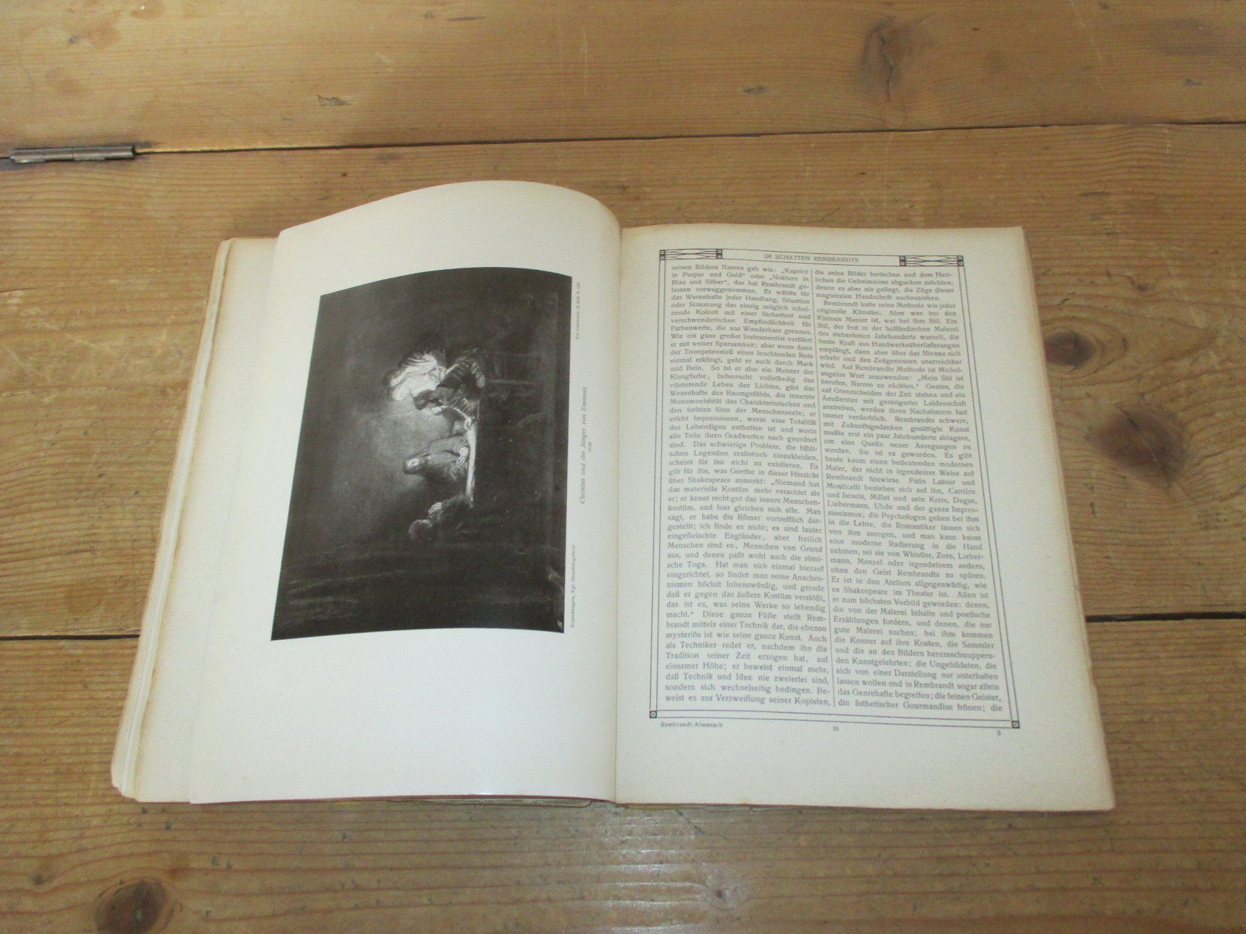Libri: Rembrandt Almanach 1906/07 – Difettoso da Flims - Dorf venduto da Stagediver 7