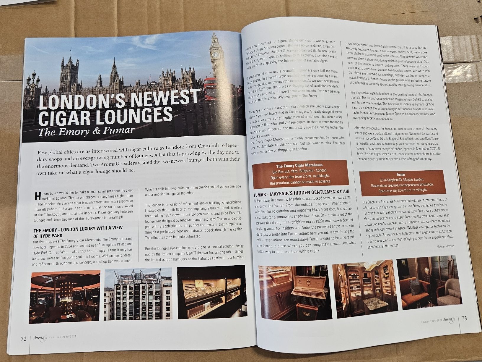 Riviste & Magazine: Cigars Trade Magazine AromaG Spring 2026 English Version – Nuovo (secondo la descrizione) da Dachsen venduto da Topparts1 5