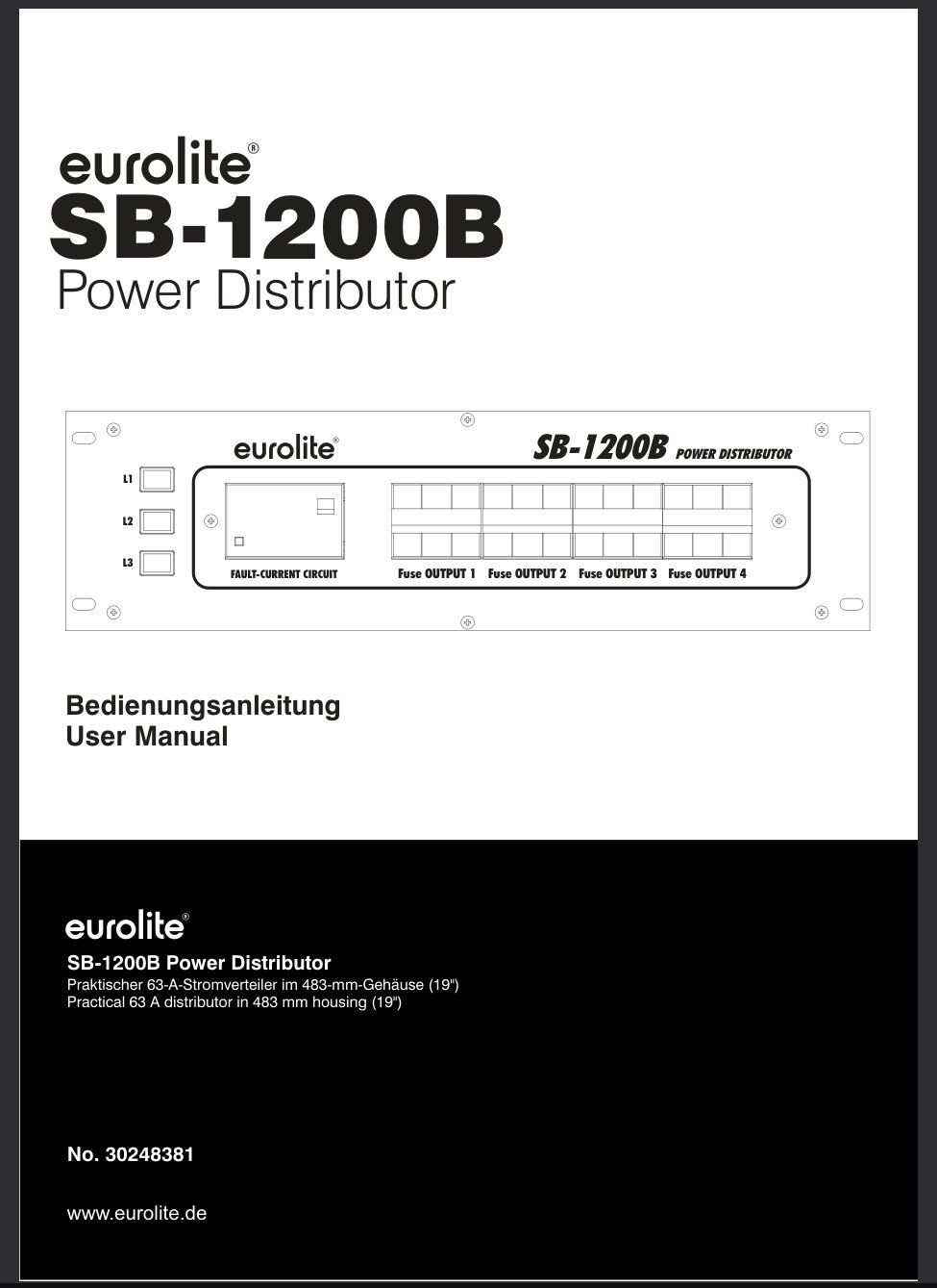 Alimentation électrique: 2x Stromverteiler in Rack 6HE eingebaut – D'occasion à Leutwil par Rcmluepu 4