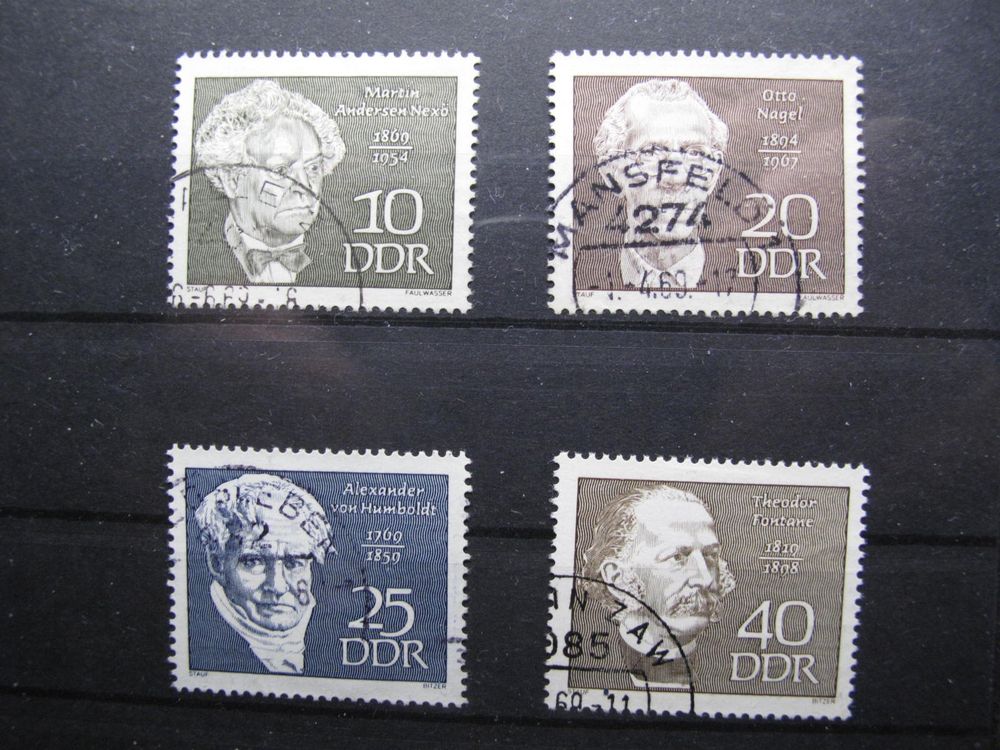 PROPHILA Sammlermarken Frankreich 1969 – 3 Briefmarken „Berühmte Franzosen“ Postfrisch MNH
