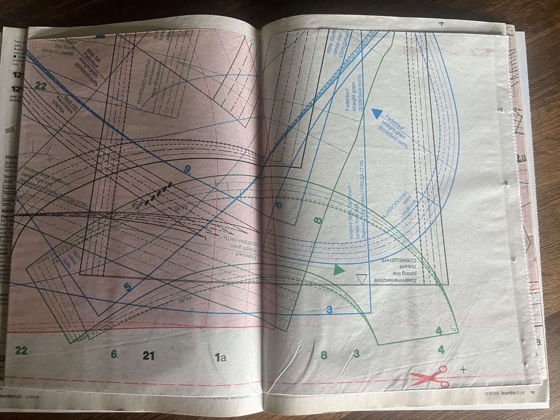 Cartamodelli: Burda Style Schnittmuster vollständig – Nuovo (secondo la descrizione) da Zürich venduto da Nora321 6