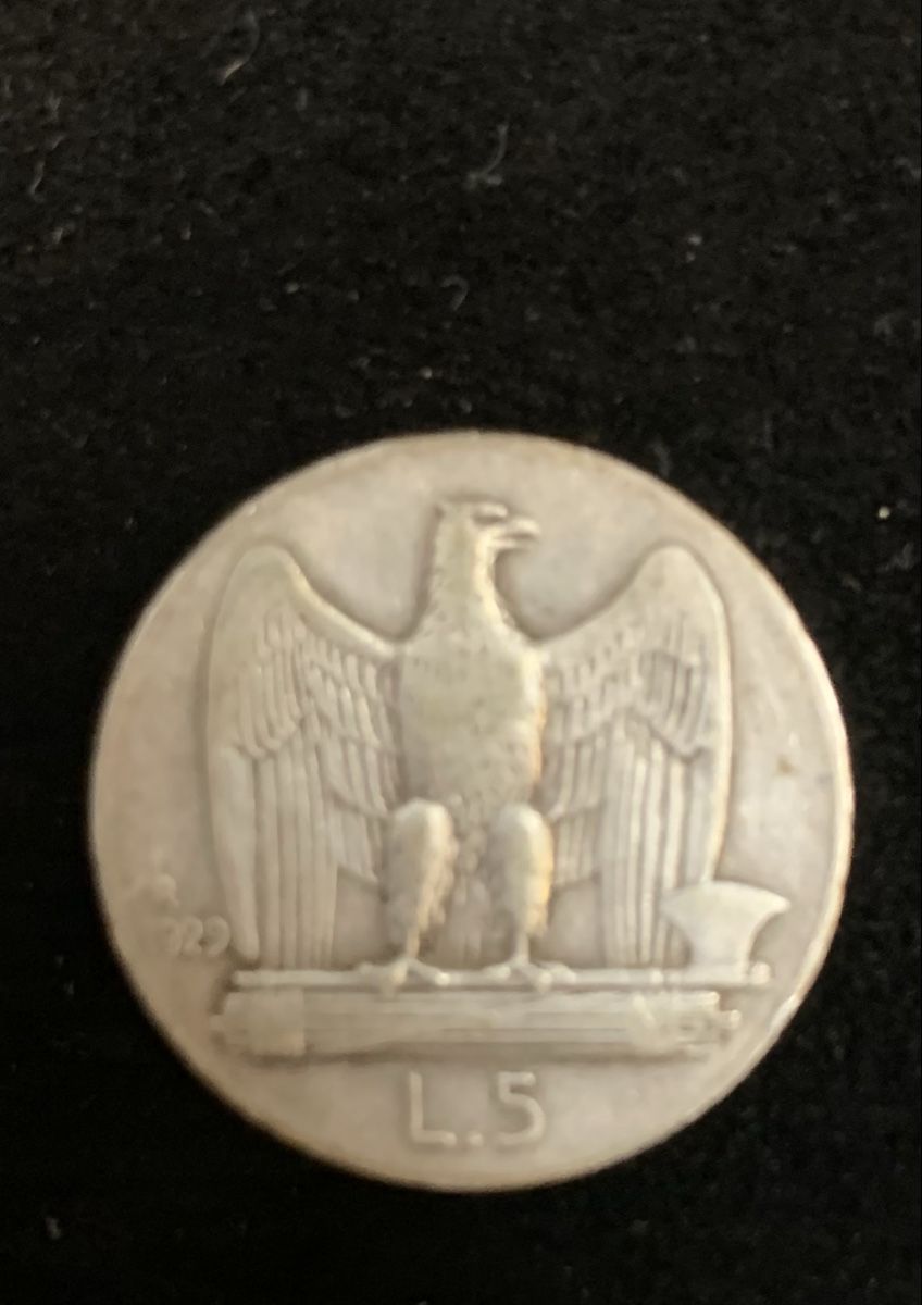 Tutti le monete: 5 Lire 1929 – Usato da Egg b. Zürich venduto da ohtannenbaum