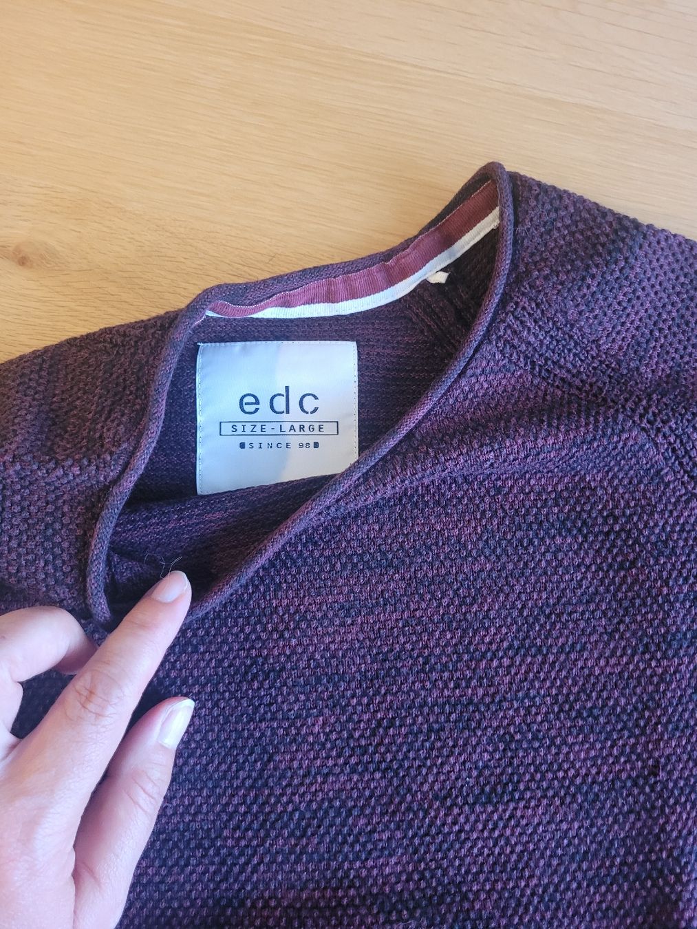 Esprit Pullover & Sweatshirts: Edler, Esprit Strickpullover in Lila- Melange, Grösse L – Gebraucht aus Thun von Vesna27 1