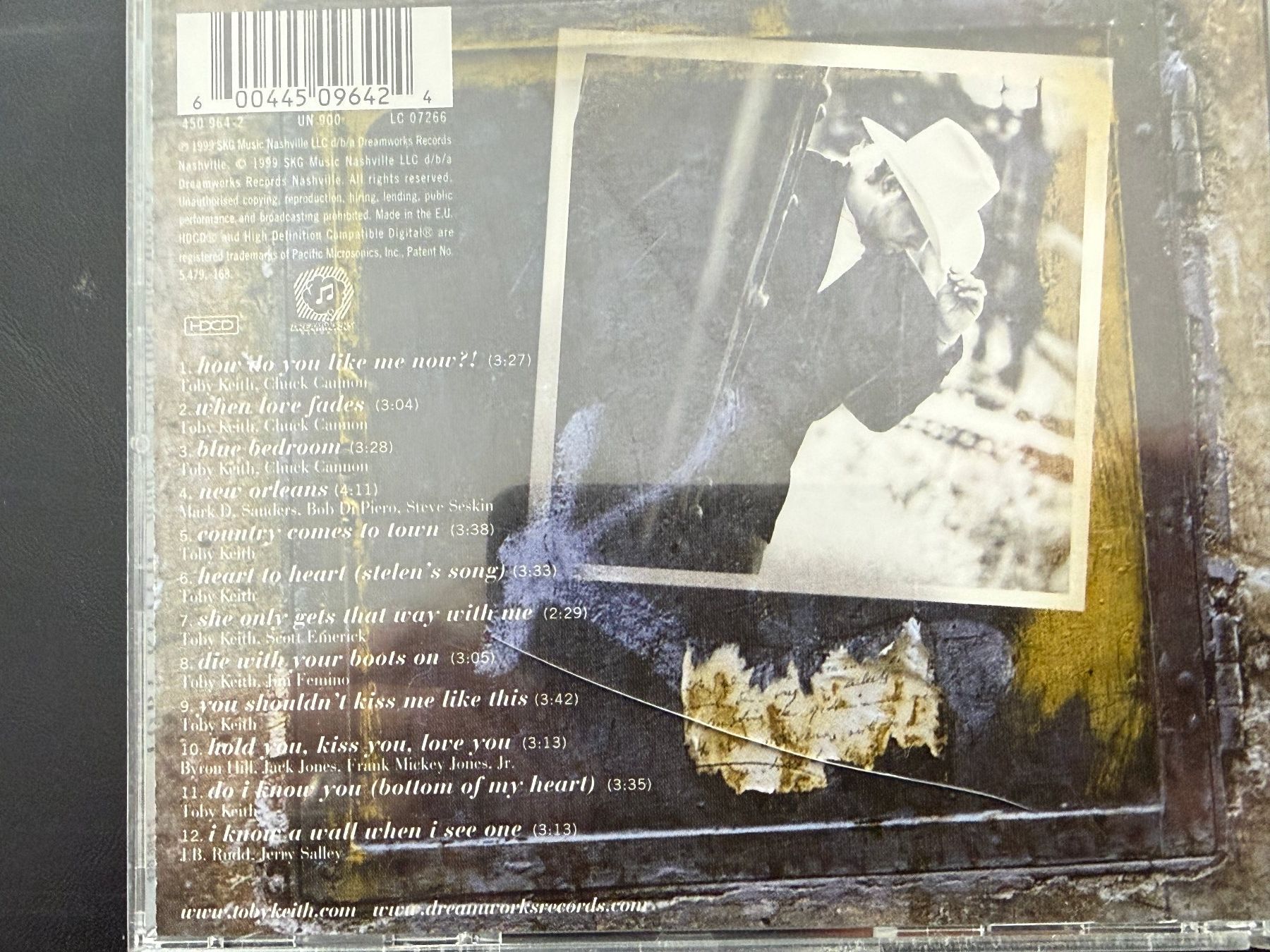 CD: TOBY KEITH – Usato da Grüningen venduto da Mojohand 1