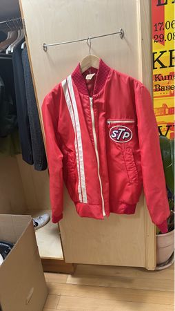 Kultige STP Racing Jacke, Vintage Stil, Grösse M/L