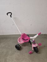 Rosa Dreirad Smoby mit Schiebestange