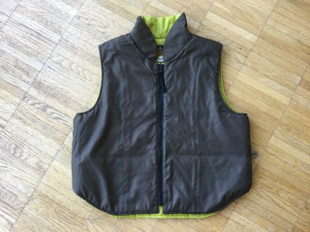 Kinder 2-seitiges Weste Gilet warm, Gr 134-140
