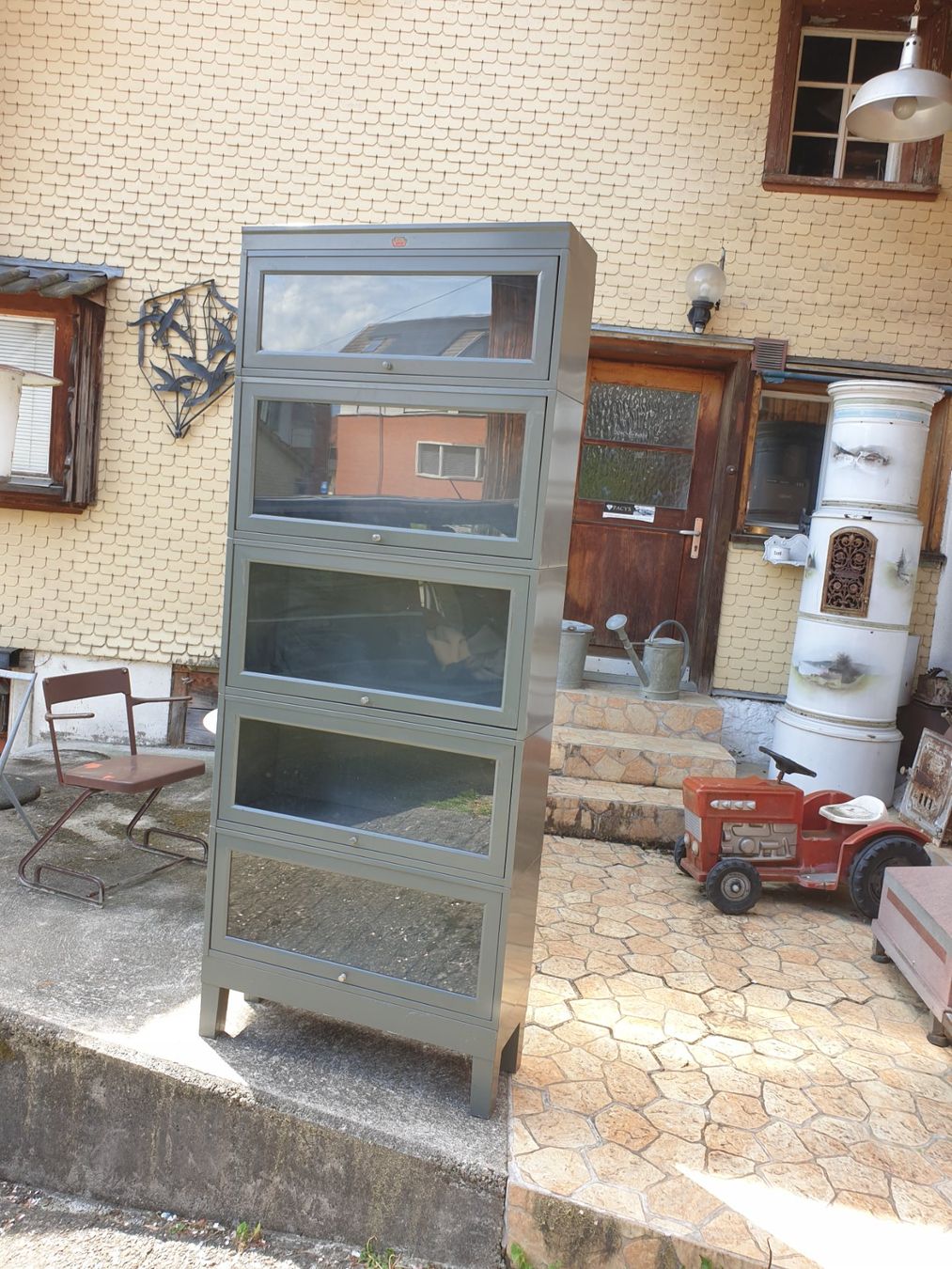 Vitrinen: Vintage Vitrine Stahl/Glas – Gebraucht aus rebstein von spacy73 5